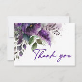 フローラモダンパ結婚ープルさん サンキューカード (正面)