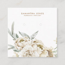 フローラモダンピアスジュエリー表示