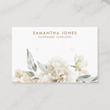 フローラモダンピアスジュエリー表示