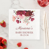 フローラモダンピンクガール赤ちゃんシャワー (インサイチュ)