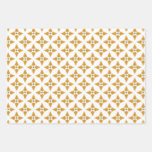 フローラモダンフォレストグリーンセット包装紙 ラッピングペーパーシート (正面3)