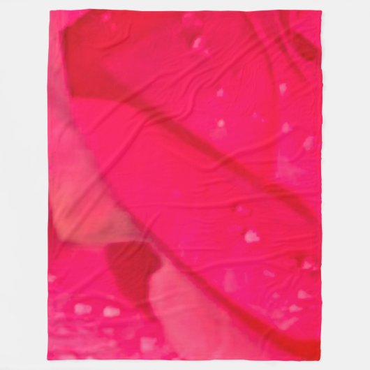 フローラモダンフリースブランケット、大60インチx 80インチ フリースブランケット (正面)