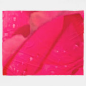 フローラモダンフリースブランケット、大60インチx 80インチ フリースブランケット (正面(横))