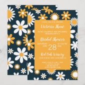フローラモダンブライダルシャワー招待 招待状 (正面/裏面)