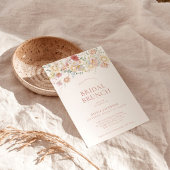 フローラモダンブライダルブランチ |ボホブライダルシャワー 招待状