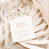 フローラモダンブライダルブランチ |ボホブライダルシャワー 招待状
