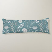 フローラモダンプリントブラッシュポリエステル ボディピロー (裏面)