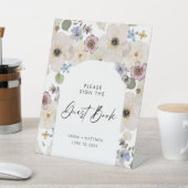 フローラモダンボタニカルゲストブック 台座サイン (インサイチュ)