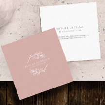 フローラモダンボタニックラインアートロゴリース