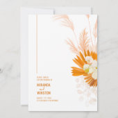 フローラモダンボボーパンパスグラス セーブザデート (裏面)