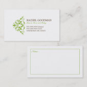 フローラモダンママカード/個人用通話カード コーリングカード (正面/裏面)