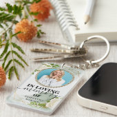 フローラモダンメモリアルギフトキーチェーン キーホルダー (正面右)