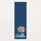 フローラモダンモノグラム ヨガマット (正面)