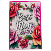 フローラモダンラグジュアリーギフトコレクション ミディアムペーパーバッグ (正面)