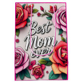 フローラモダンラグジュアリーギフトコレクション ミディアムペーパーバッグ (裏面)