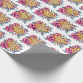 フローラモダンラグジュアリーギフトコレクション ラッピングペーパー (角)