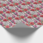 フローラモダンラグジュアリーギフトコレクション ラッピングペーパー (角)