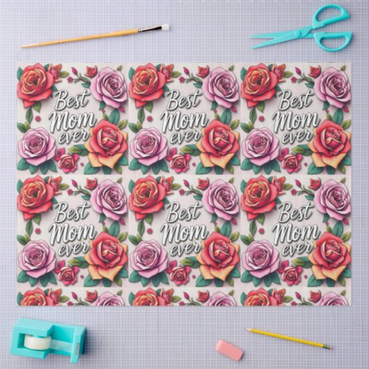 フローラモダンラグジュアリーギフトコレクション 薄葉紙 (クラフト)