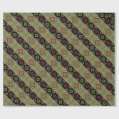 フローラモダン任意の大事な行事ギフトラップ ラッピングペーパー (フラット)