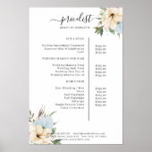 フローラモダン価格表ポスター ポスター (正面)