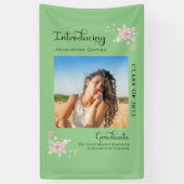 フローラモダン卒業2022写真パーティー 横断幕 (縦)