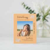 フローラモダン卒業2022写真発表 ポストカード (スタンド正面)