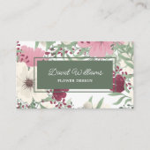 フローラモダン名刺 名刺 (正面)