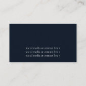 フローラモダン名刺 名刺 (裏面)