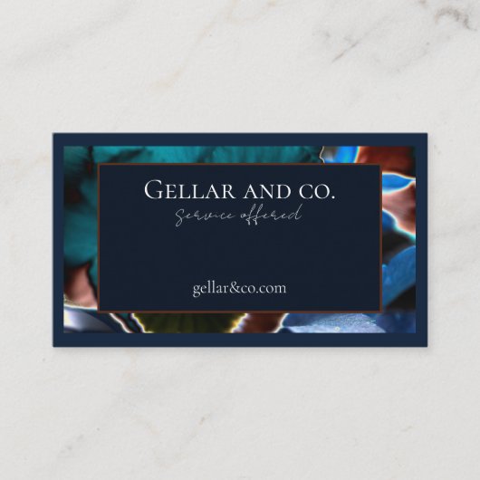 フローラモダン名刺 名刺 (正面)