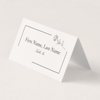 フローラモダン折り畳みテーブルカード