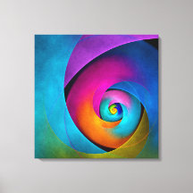 フローラモダン抽象芸術アートピンクブルーパターン#17