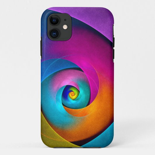 フローラモダン抽象芸術アートピンクブルーパターン#17 Case-Mate iPhoneケース (裏面)