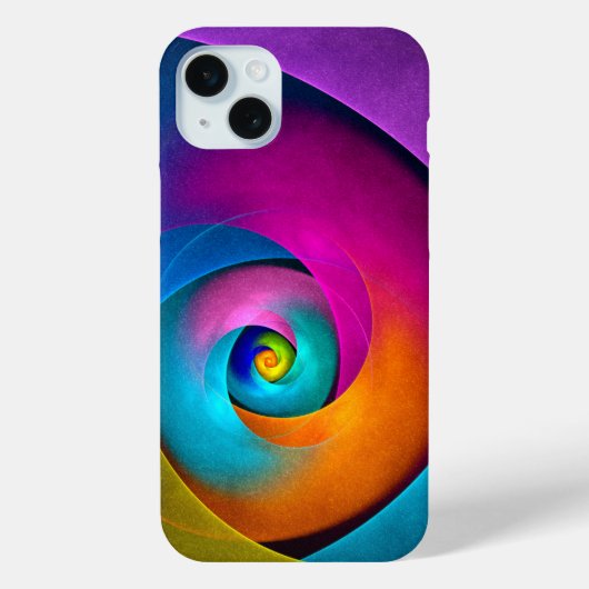 フローラモダン抽象芸術アートピンクブルーパターン#17 Case-Mate iPhoneケース (裏面)