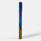 フローラモダン抽象芸術アートピンクブルーパターン#17 Case-Mate iPhoneケース (裏面 / 右)