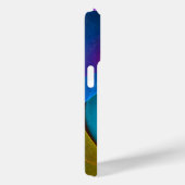 フローラモダン抽象芸術アートピンクブルーパターン#17 Case-Mate iPhoneケース (裏面 / 右)