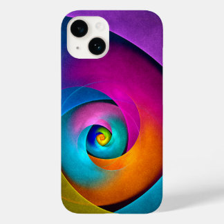 フローラモダン抽象芸術アートピンクブルーパターン#17 Case-Mate iPhone 14ケース