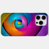 フローラモダン抽象芸術アートピンクブルーパターン#17 Case-Mate iPhoneケース (裏面 (横))