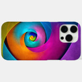 フローラモダン抽象芸術アートピンクブルーパターン#17 Case-Mate iPhoneケース (裏面 (横))