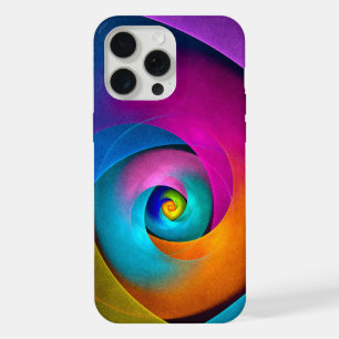 フローラモダン抽象芸術アートピンクブルーパターン#17 iPhone 15 PRO MAXケース