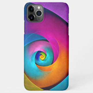 フローラモダン抽象芸術アートピンクブルーパターン#17 iPhone 11Pro MAXケース