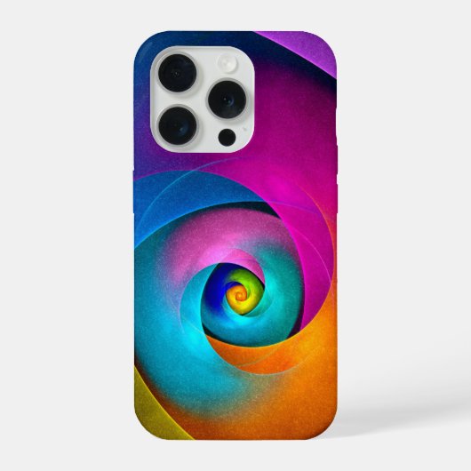 フローラモダン抽象芸術アートピンクブルーパターン#17 iPhoneケース (裏面)