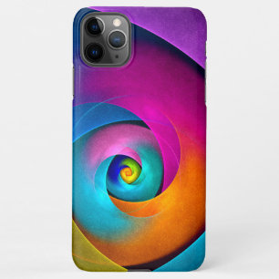 フローラモダン抽象芸術アートピンクブルーパターン#17 iPhone 11Pro MAXケース