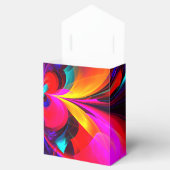 フローラモダン抽象芸術アートレッドブルーパターン#07 フェイバーボックス (オープン)