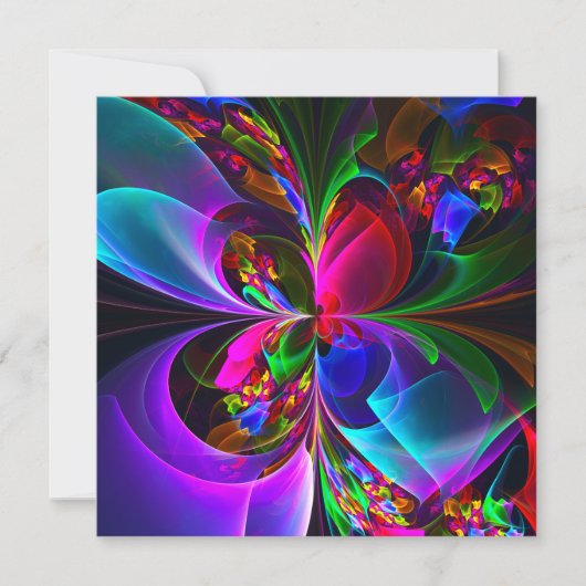 フローラモダン抽象芸術アートレッドブルーパターン#12 (正面)