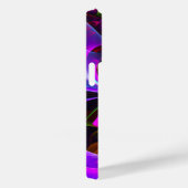 フローラモダン抽象芸術アートレッドブルーパターン#12 Case-Mate iPhoneケース (裏面 / 右)