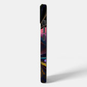 フローラモダン抽象芸術アートレッドブルーパターン#13 Case-Mate iPhoneケース (裏面 / 左)
