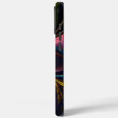 フローラモダン抽象芸術アートレッドブルーパターン#13 Case-Mate iPhoneケース (裏面 / 左)