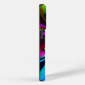フローラモダン抽象芸術アートレッドブルーパターン#15 Case-Mate iPhoneケース (裏面 / 右)