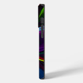 フローラモダン抽象芸術アートレッドブルーパターン#15 Case-Mate iPhoneケース (裏面 / 左)