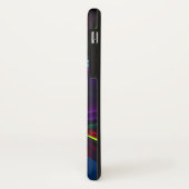 フローラモダン抽象芸術アートレッドブルーパターン#15 Case-Mate iPhoneケース (裏面/左)